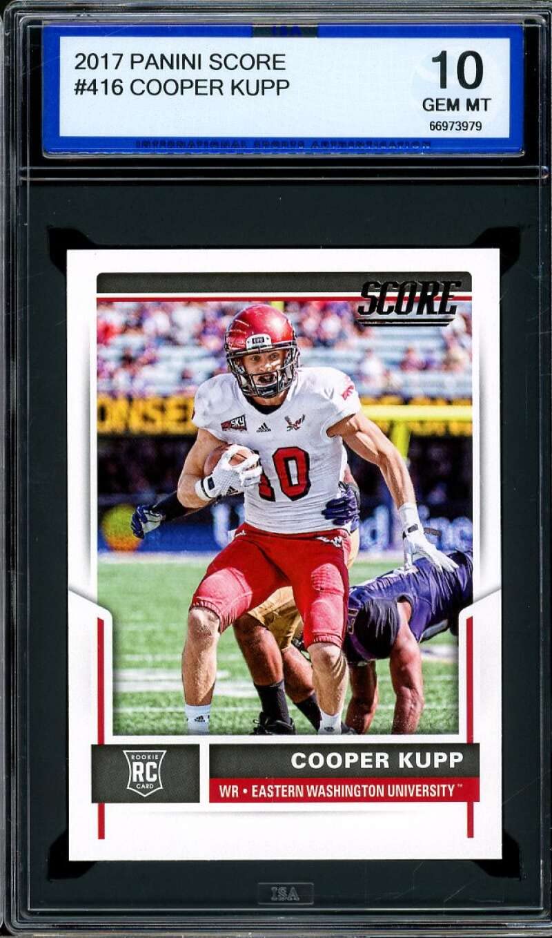Amazon.com: Cooper Kupp Rookie Card 2017 Score #416 ISA 10 GEM